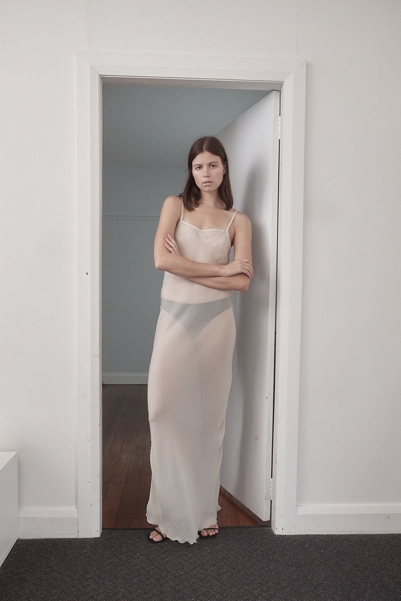 Load image into Gallery viewer, ABSTRACT DRESS - CLOUD