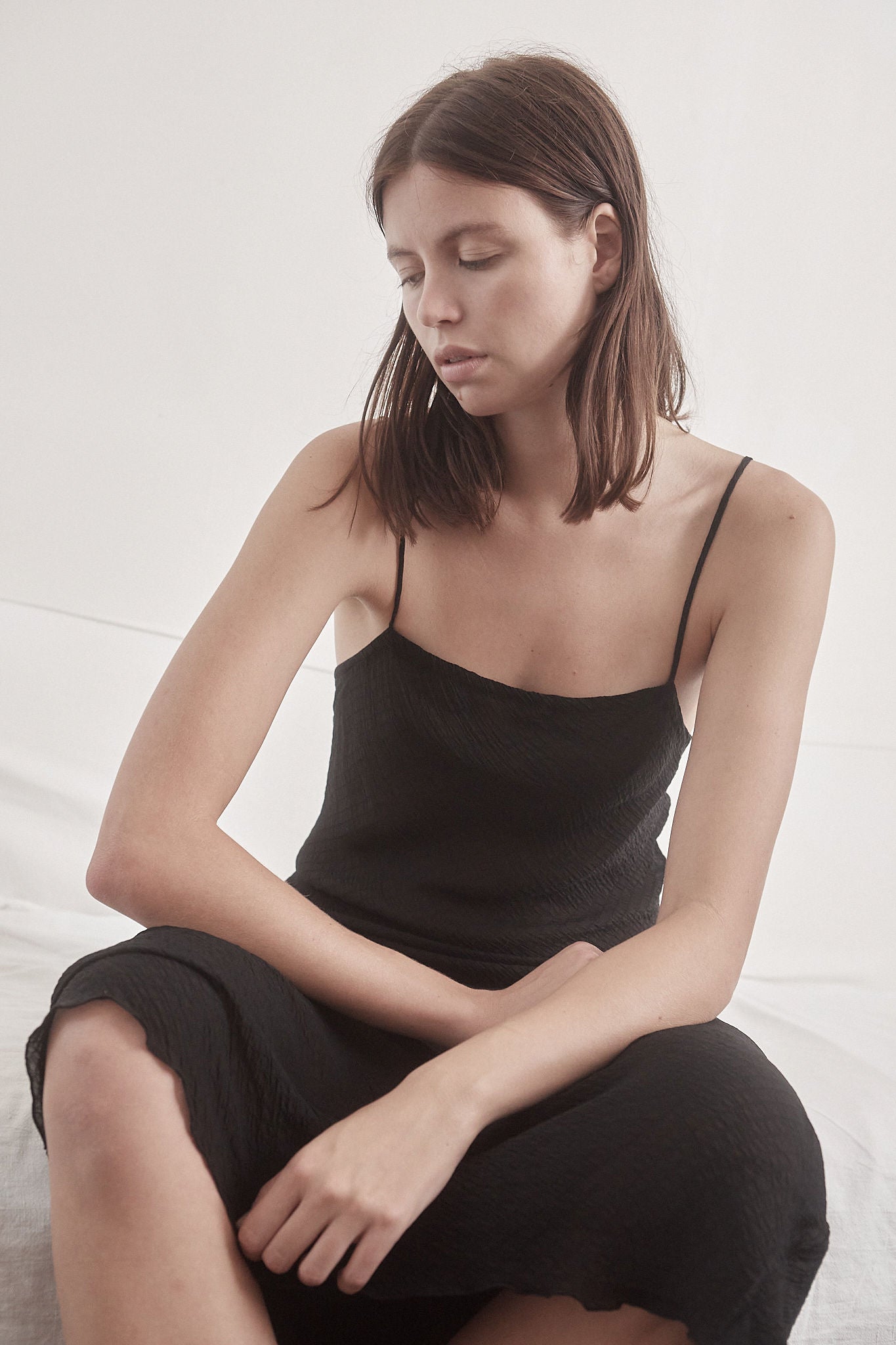 Load image into Gallery viewer, ABSTRACT DRESS - BLACK