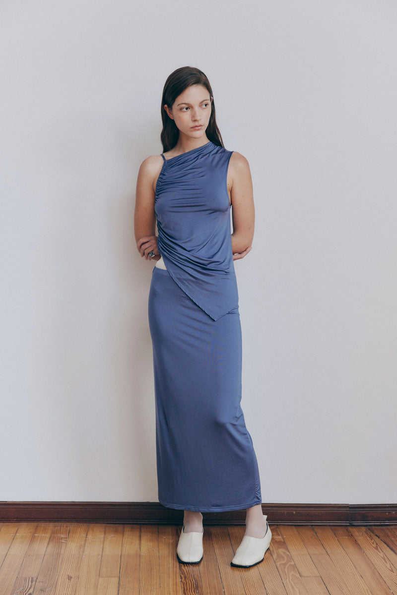 Load image into Gallery viewer, Midi Skirt - Slate