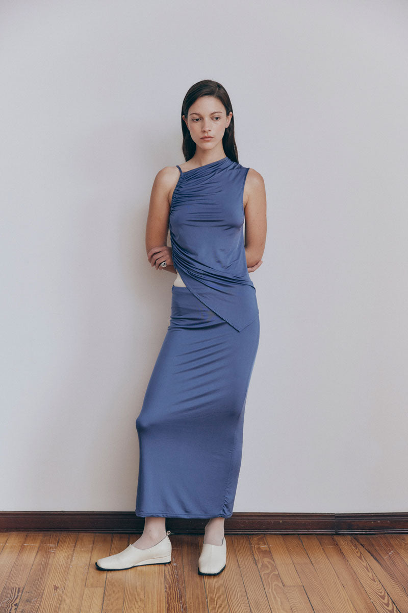 Load image into Gallery viewer, Midi Skirt - Slate