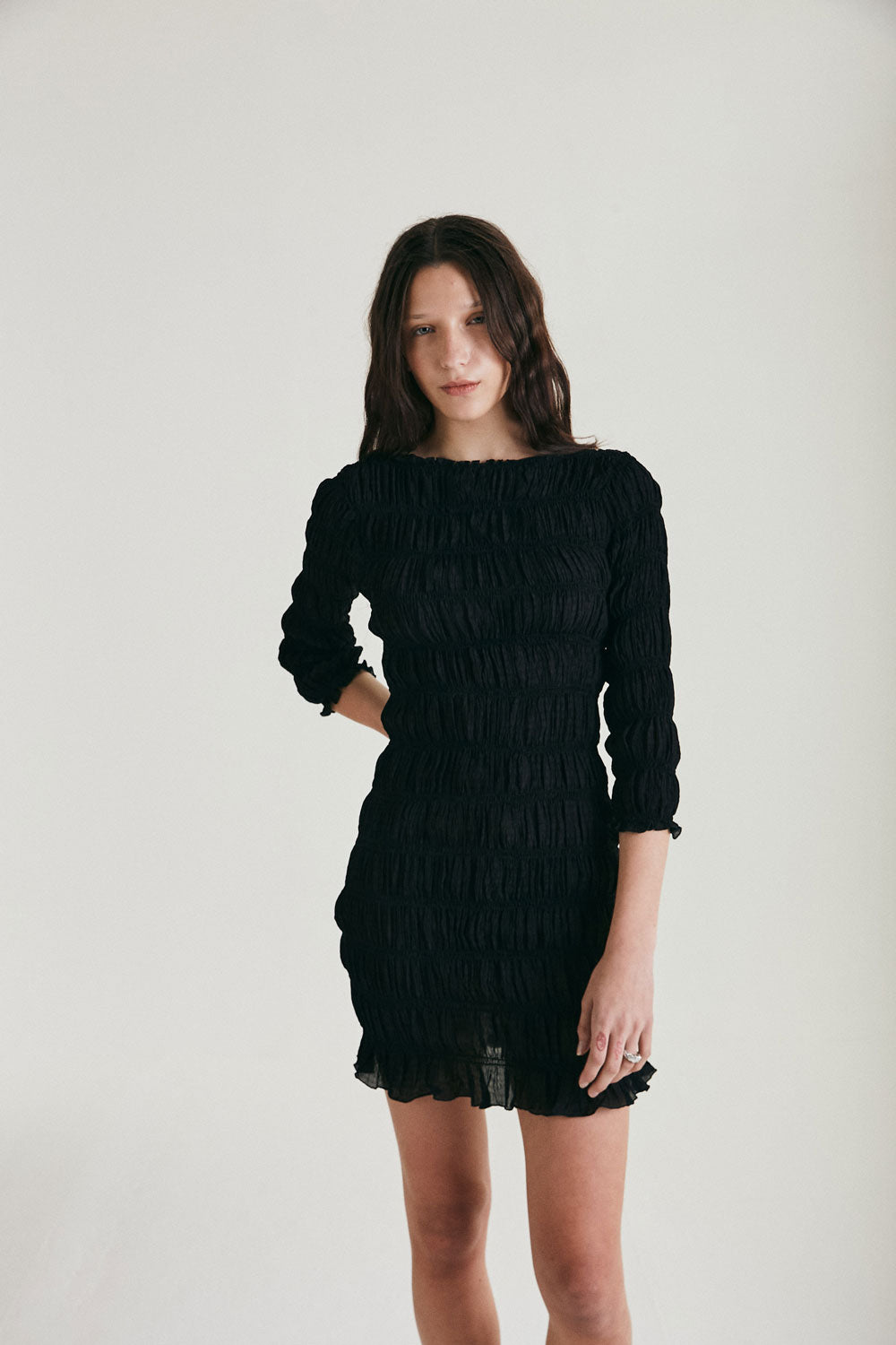 Load image into Gallery viewer, DAWN DRESS - BLACK