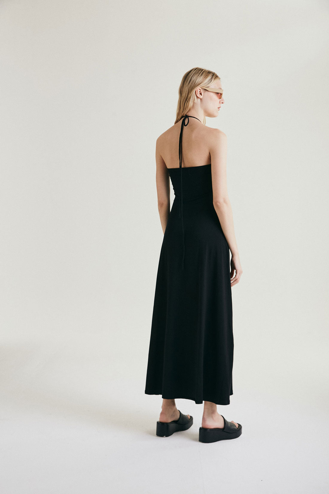 Load image into Gallery viewer, LUNA DRESS - BLACK