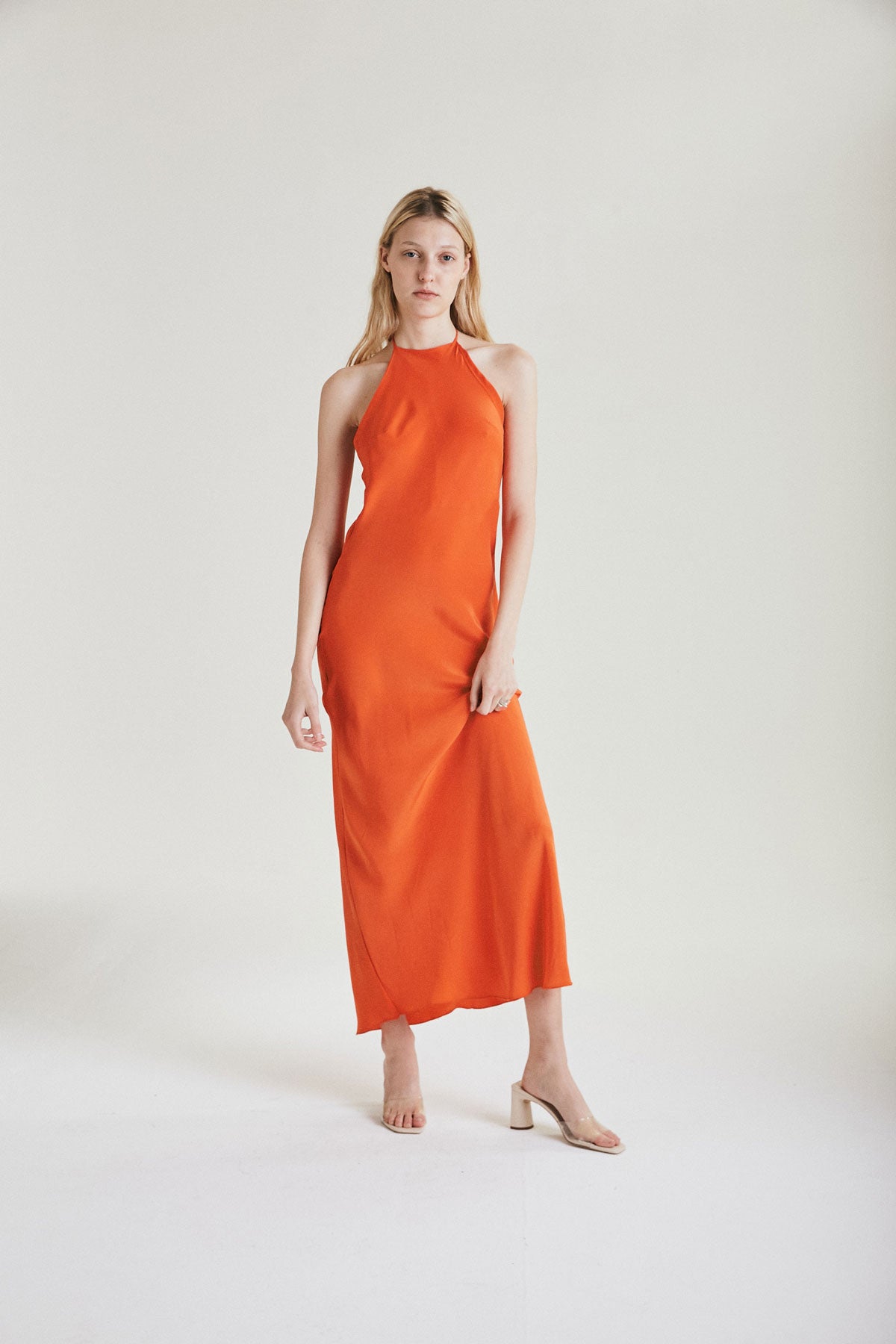 Load image into Gallery viewer, Orbital Dress - Orange