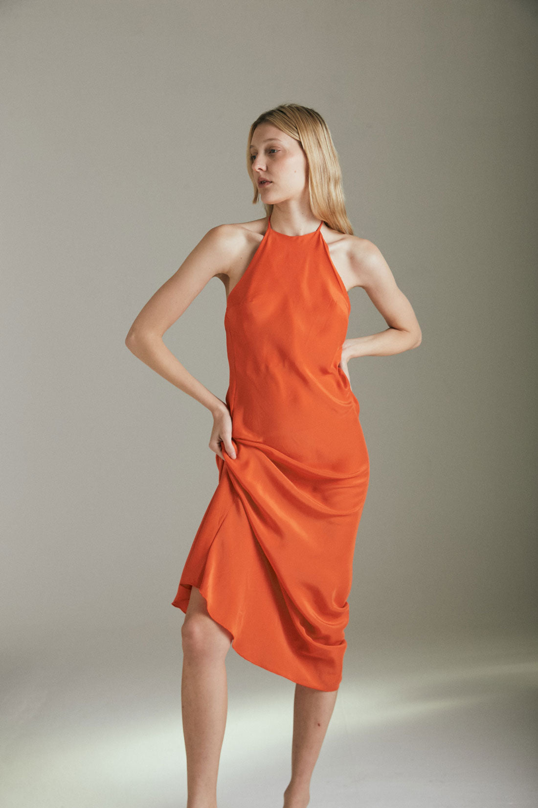 Load image into Gallery viewer, Orbital Dress - Orange