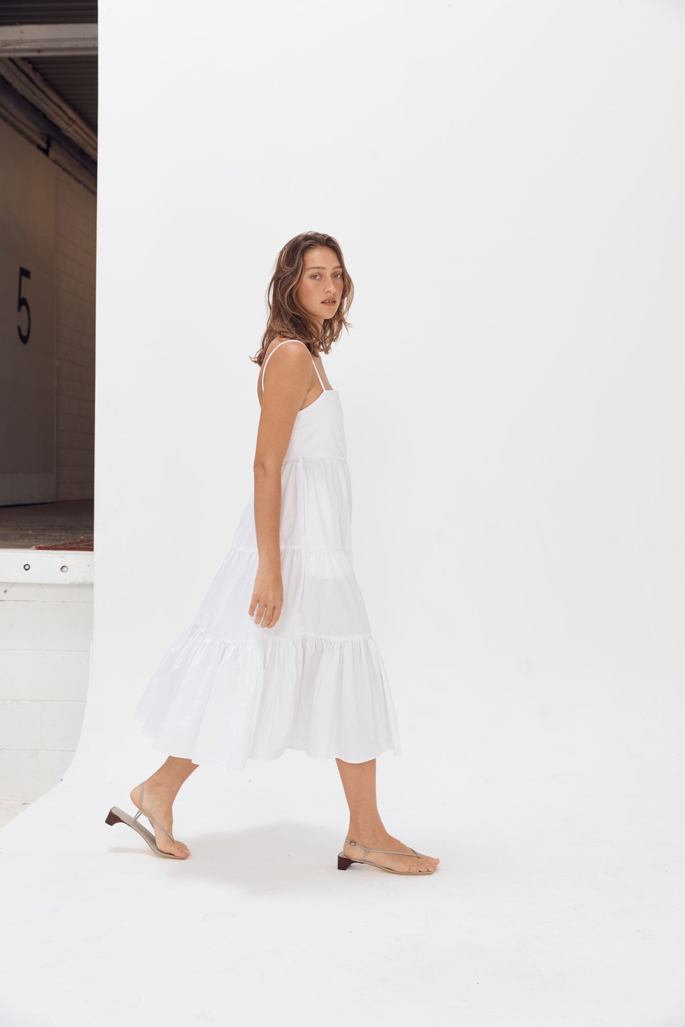 Load image into Gallery viewer, Salvia Dress - White