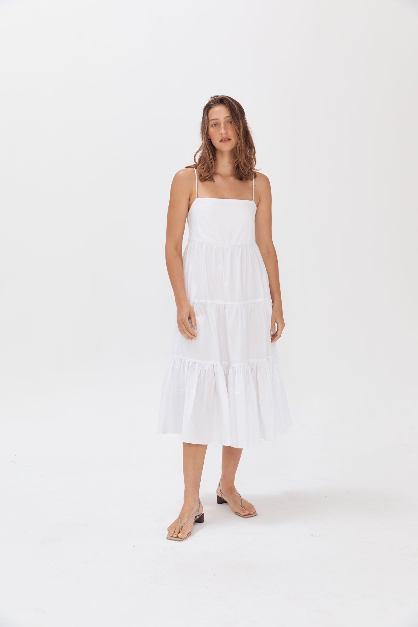 Load image into Gallery viewer, Salvia Dress - White