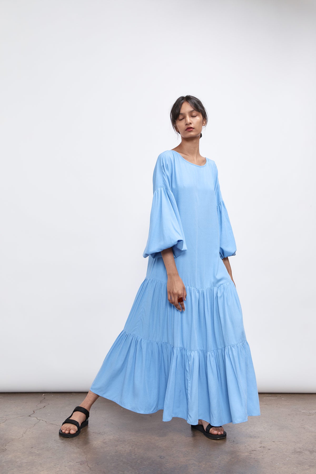 Load image into Gallery viewer, Espumoso Dress - Sky Blue