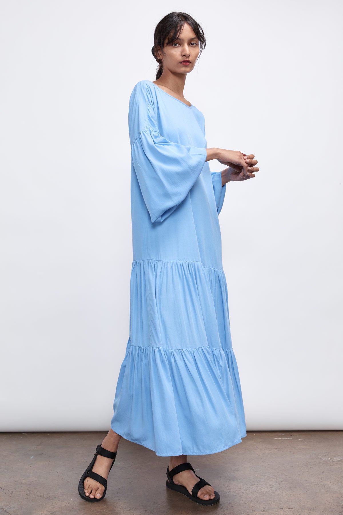 Load image into Gallery viewer, Espumoso Dress - Sky Blue