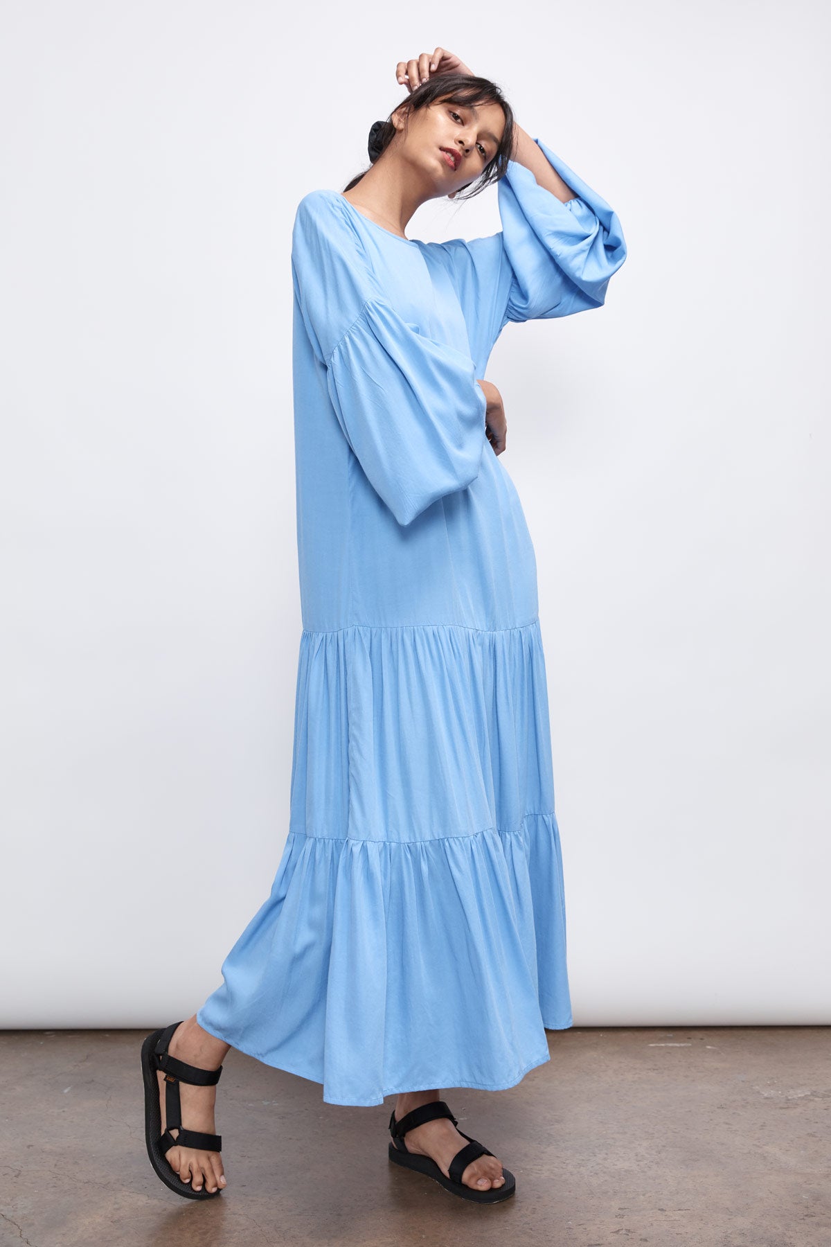 Load image into Gallery viewer, Espumoso Dress - Sky Blue