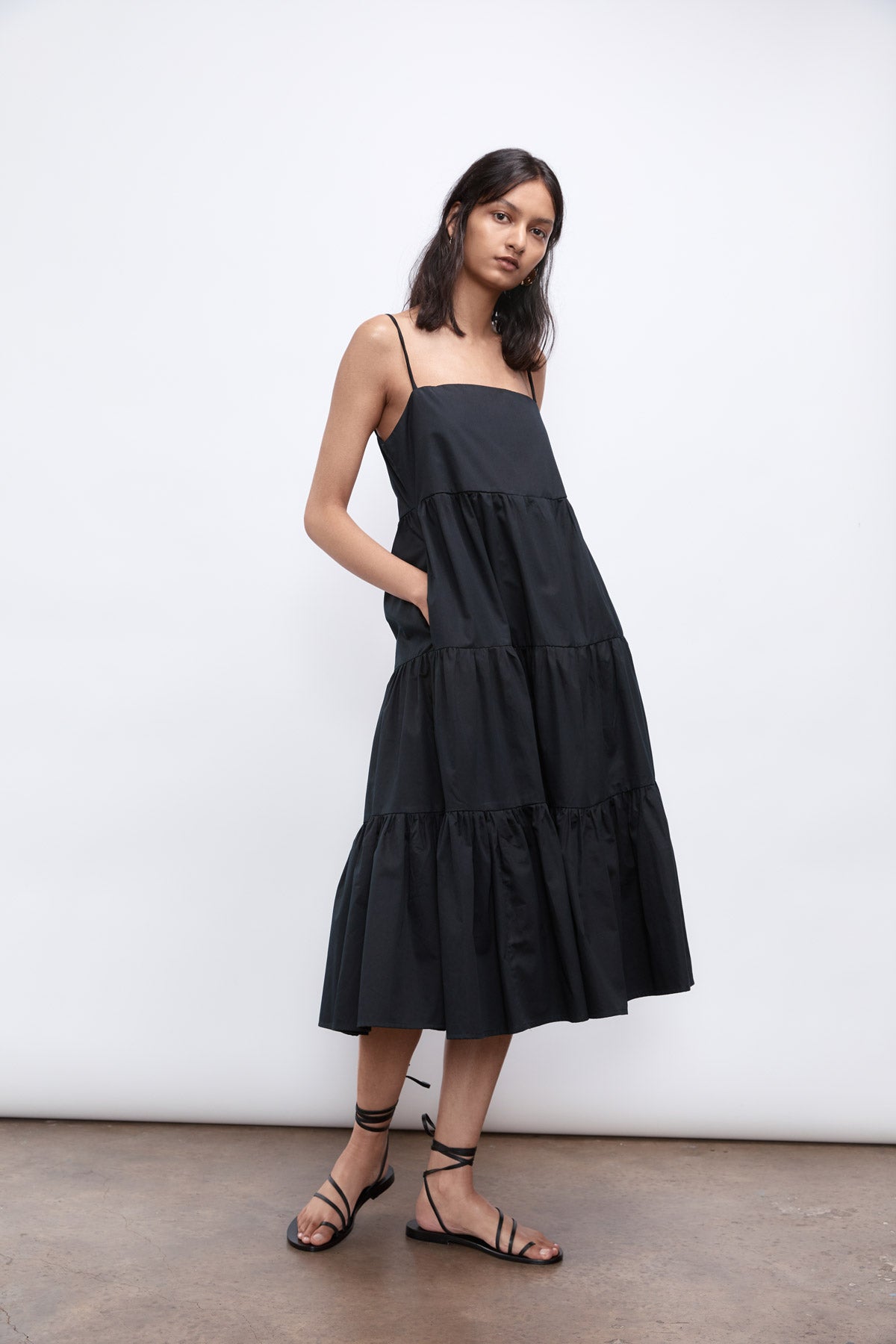Load image into Gallery viewer, Salvia Dress - Black