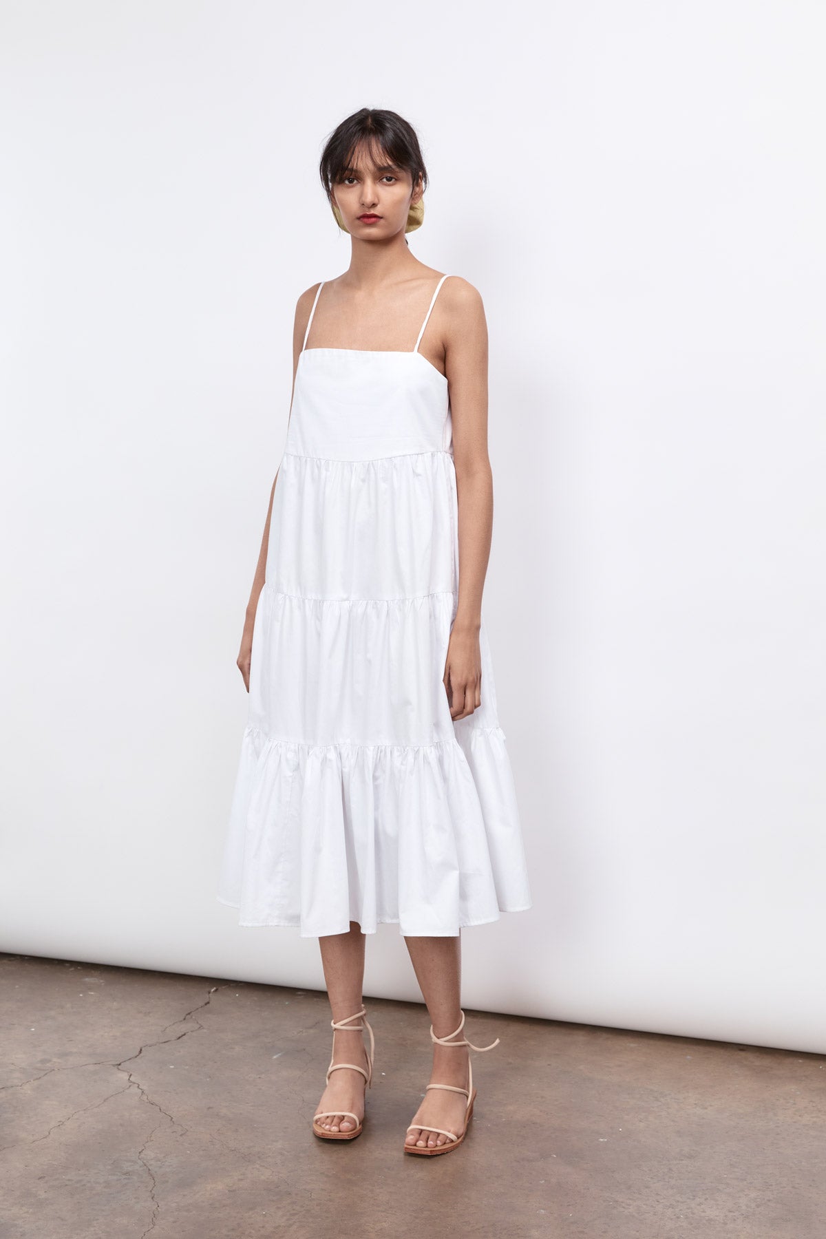 Load image into Gallery viewer, Salvia Dress - White