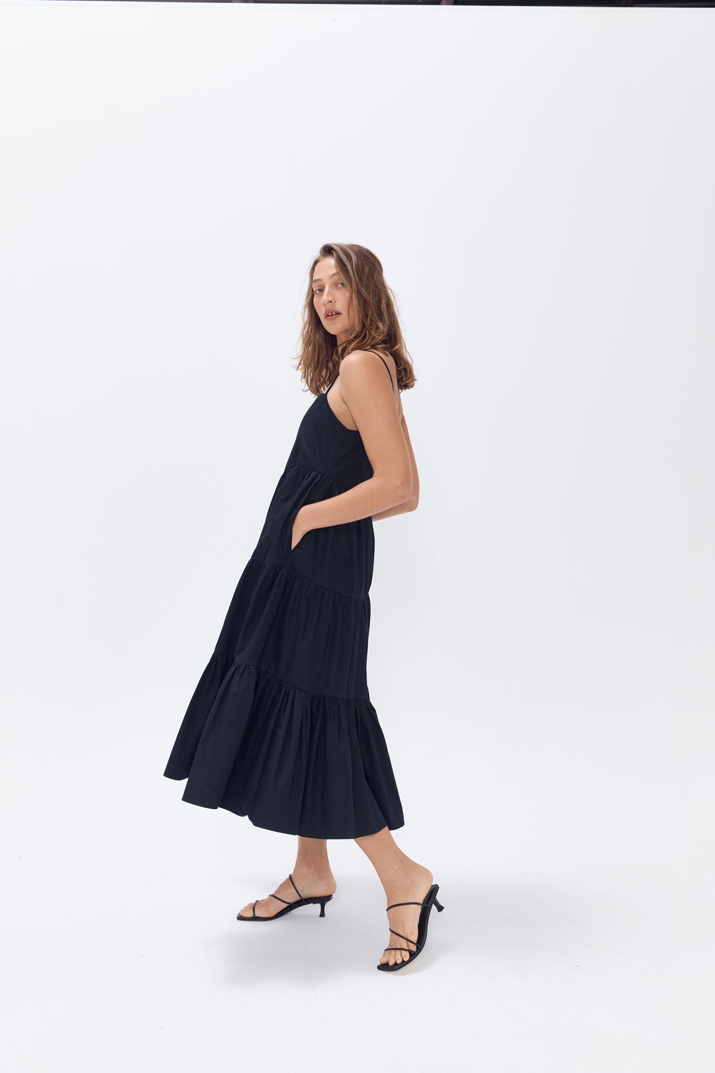 Load image into Gallery viewer, Salvia Dress - Black